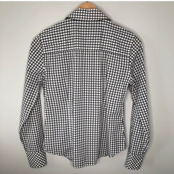Vineyard Vines Black & White Gingham Oxford Shirt Size Small - Picture 5 of 5